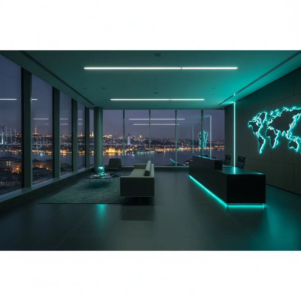 Cargona corporate headquarters in Istanbul with Bosphorus view